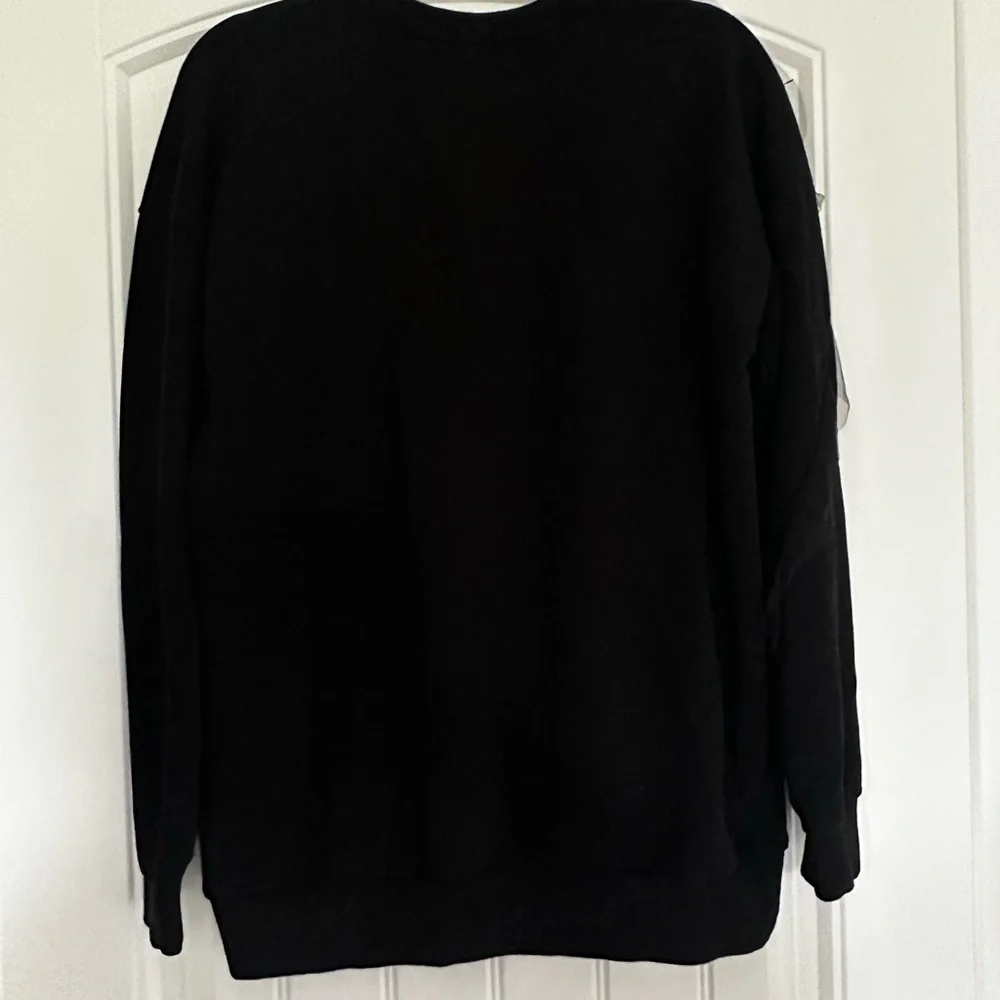 Pinko pullover crewneck sweater sweatshirt burning love Elvis grunge rock rose S - Picture 7 of 7